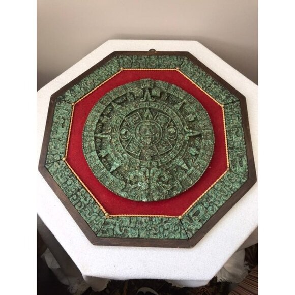 Aztec Native Am Malacite wall hanging